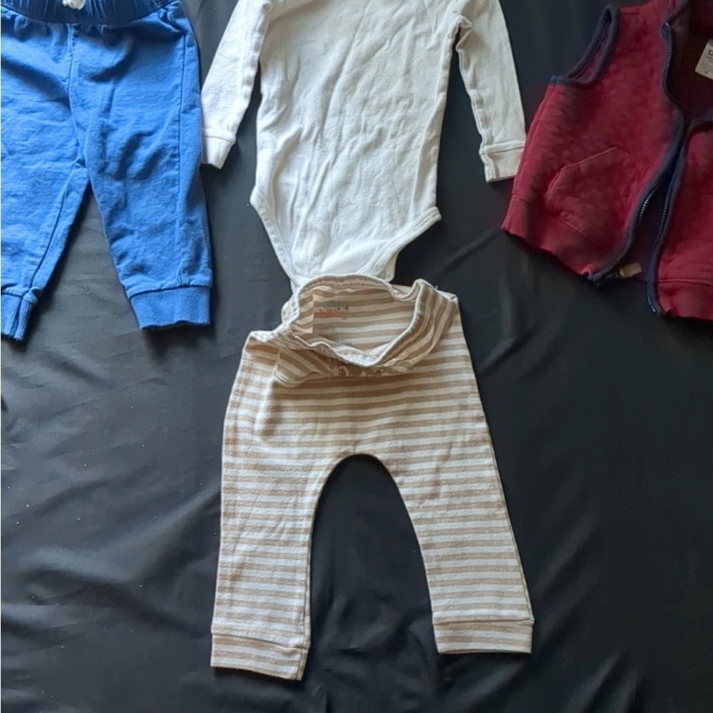 Carter's and Disney brand pack 12m baby clothes vest soft pants
